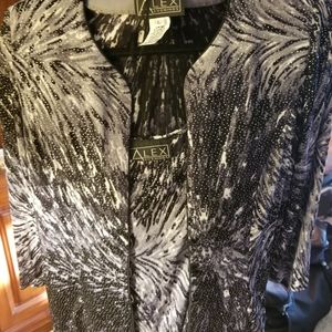 Alex Evenings Short Jacket and Tank